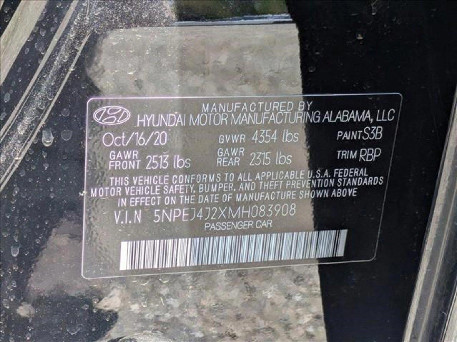 2021 Hyundai Sonata Vehicle Photo in CLEARWATER, FL 33764-7163