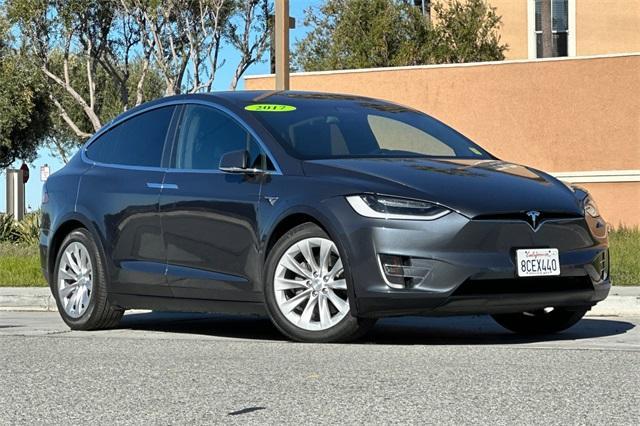 Used 2017 Tesla Model X 100D with VIN 5YJXCDE20HF077181 for sale in Redwood City, CA