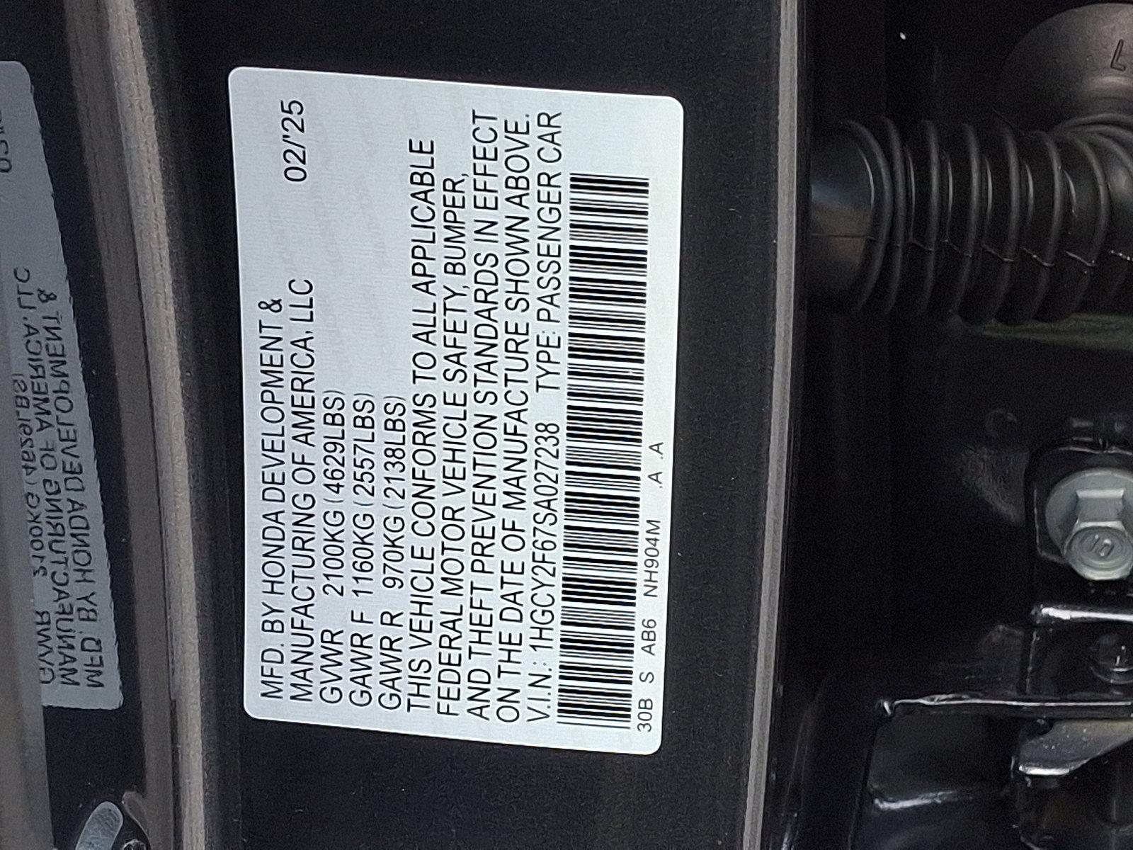 2025 Honda Accord Hybrid Vehicle Photo in Harrisburg, PA 17111
