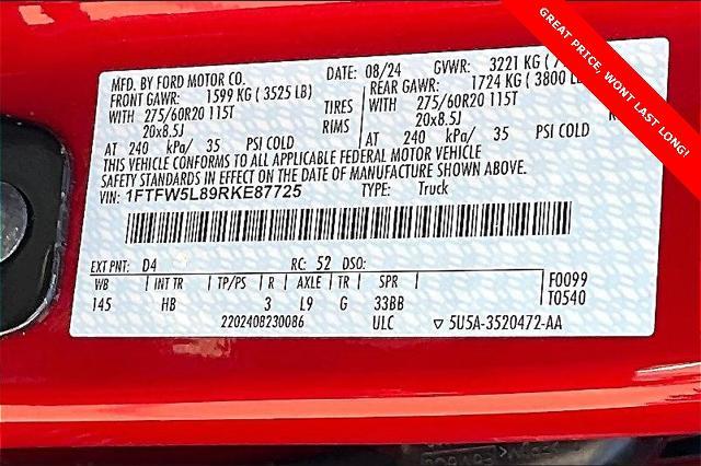 2024 Ford F-150 Vehicle Photo in Grapevine, TX 76051