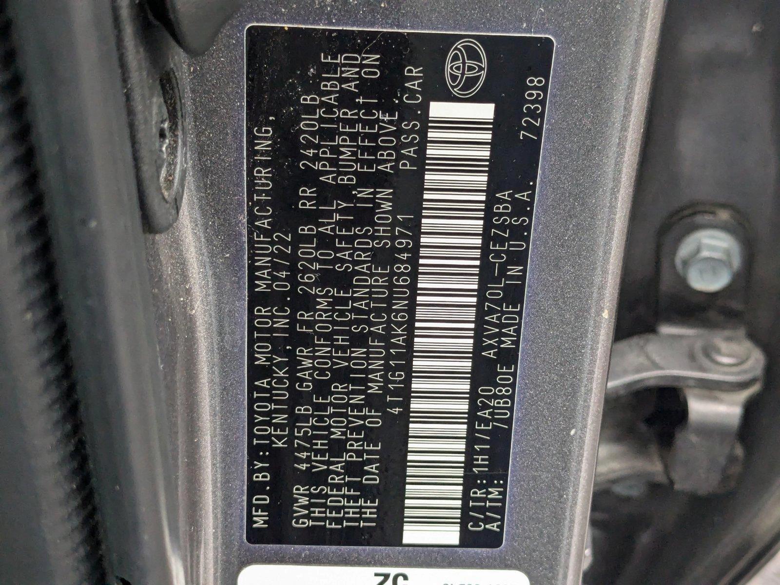 2022 Toyota Camry Vehicle Photo in Spokane Valley, WA 99212