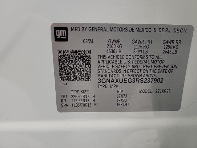 2024 Chevrolet Equinox Vehicle Photo in NEENAH, WI 54956-2243