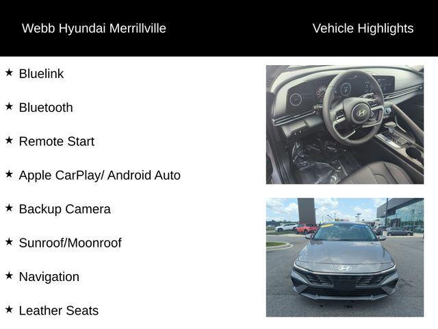 2025 Hyundai ELANTRA Vehicle Photo in Merrillville, IN 46410