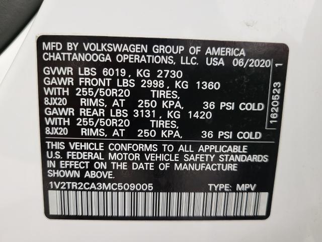 2021 Volkswagen Atlas Vehicle Photo in NEENAH, WI 54956-2243