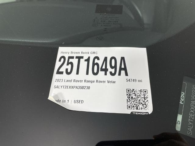 2023 Land Rover Range Rover Velar Vehicle Photo in GILBERT, AZ 85297-0402