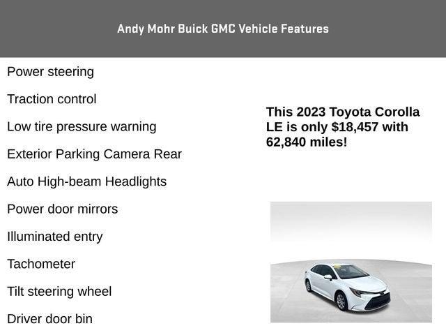 2023 Toyota Corolla Vehicle Photo in Fishers, IN 46038