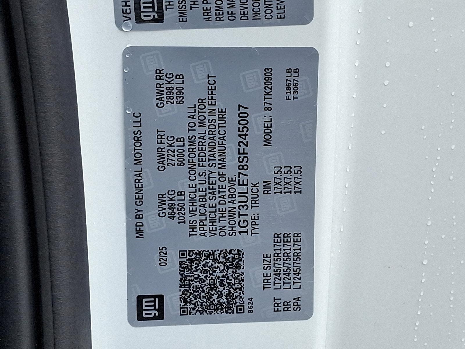 2025 GMC Sierra 2500 HD Vehicle Photo in HARRISBURG, PA 17111-1033