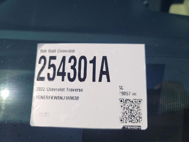 2022 Chevrolet Traverse Vehicle Photo in LA MESA, CA 91942-8211