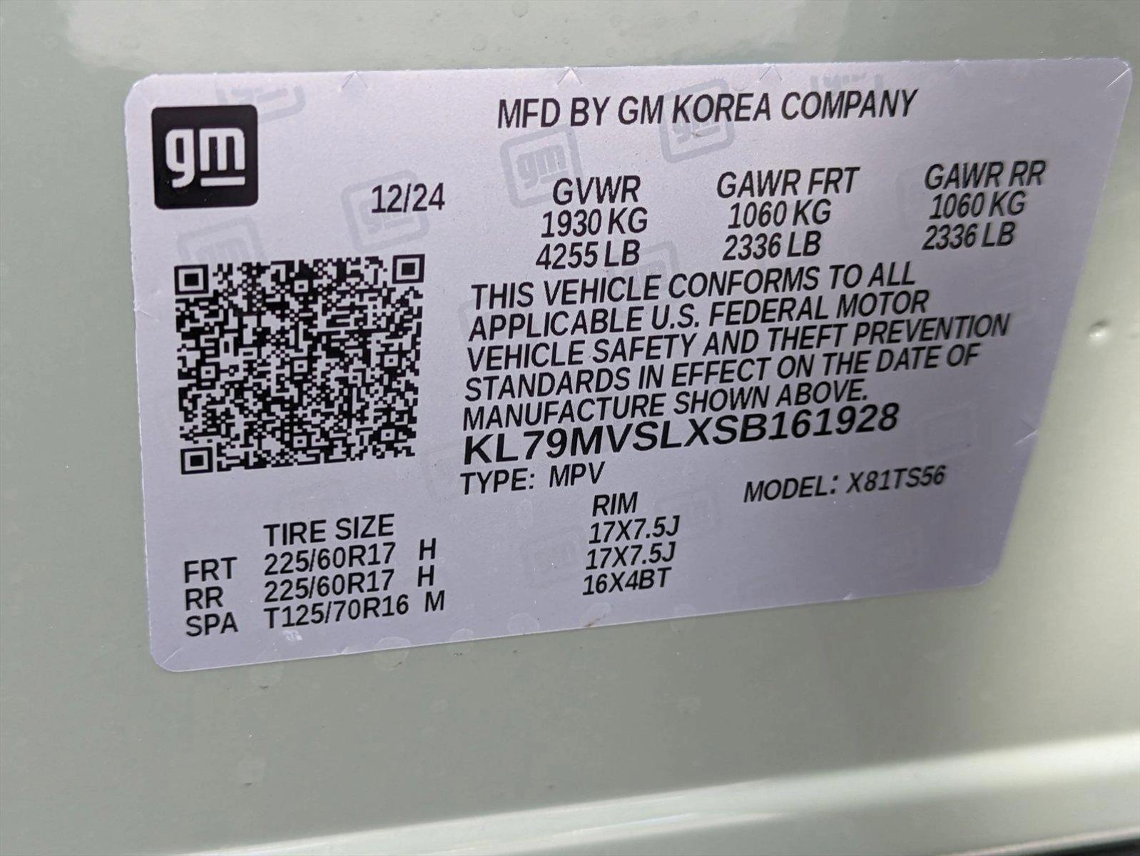 2025 Chevrolet Trailblazer Vehicle Photo in GREENACRES, FL 33463-3207