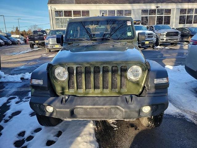 Used 2021 Jeep Wrangler Sport S with VIN 1C4GJXAN0MW672223 for sale in Dry Ridge, KY