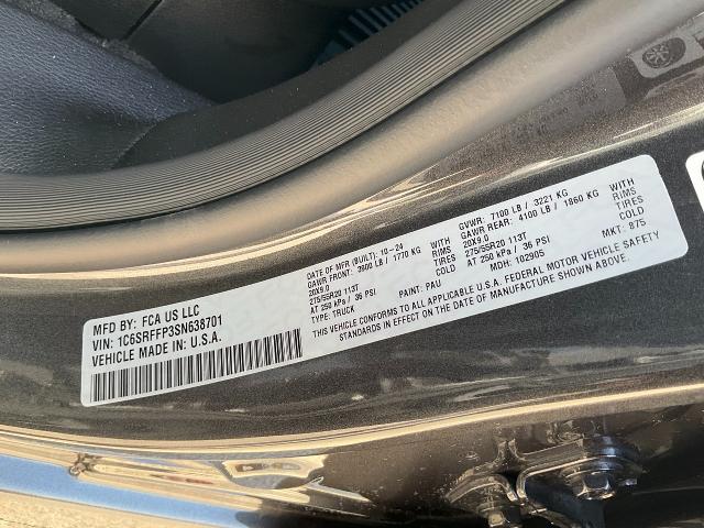 2025 Ram 1500 Vehicle Photo in Kaukauna, WI 54130
