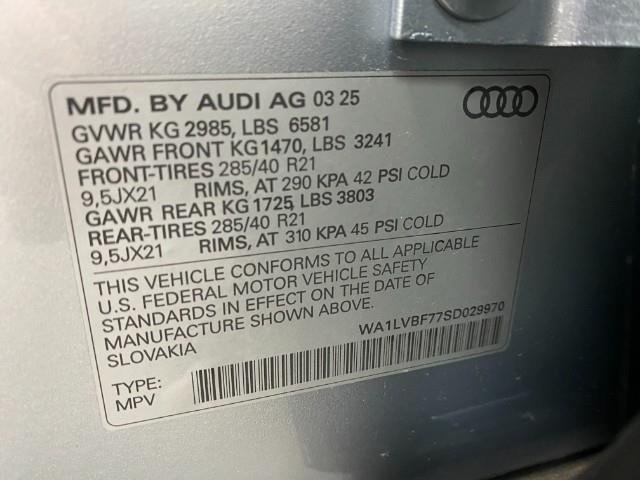 2025 Audi Q7 Vehicle Photo in Appleton, WI 54913