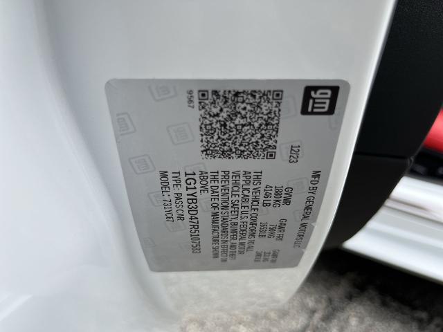 2024 Chevrolet Corvette Vehicle Photo in MOON TOWNSHIP, PA 15108-2571