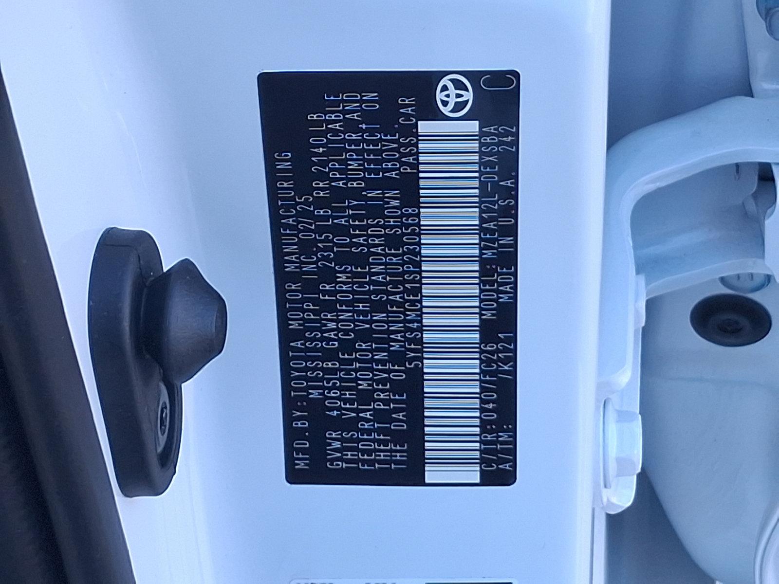 2025 Toyota Corolla Vehicle Photo in Trevose, PA 19053