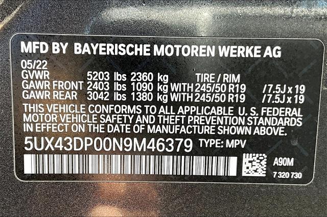 2022 BMW X3 sDrive30i Vehicle Photo in Tulsa, OK 74145