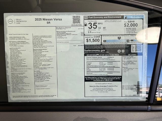 2025 Nissan Versa Vehicle Photo in Tulsa, OK 74129