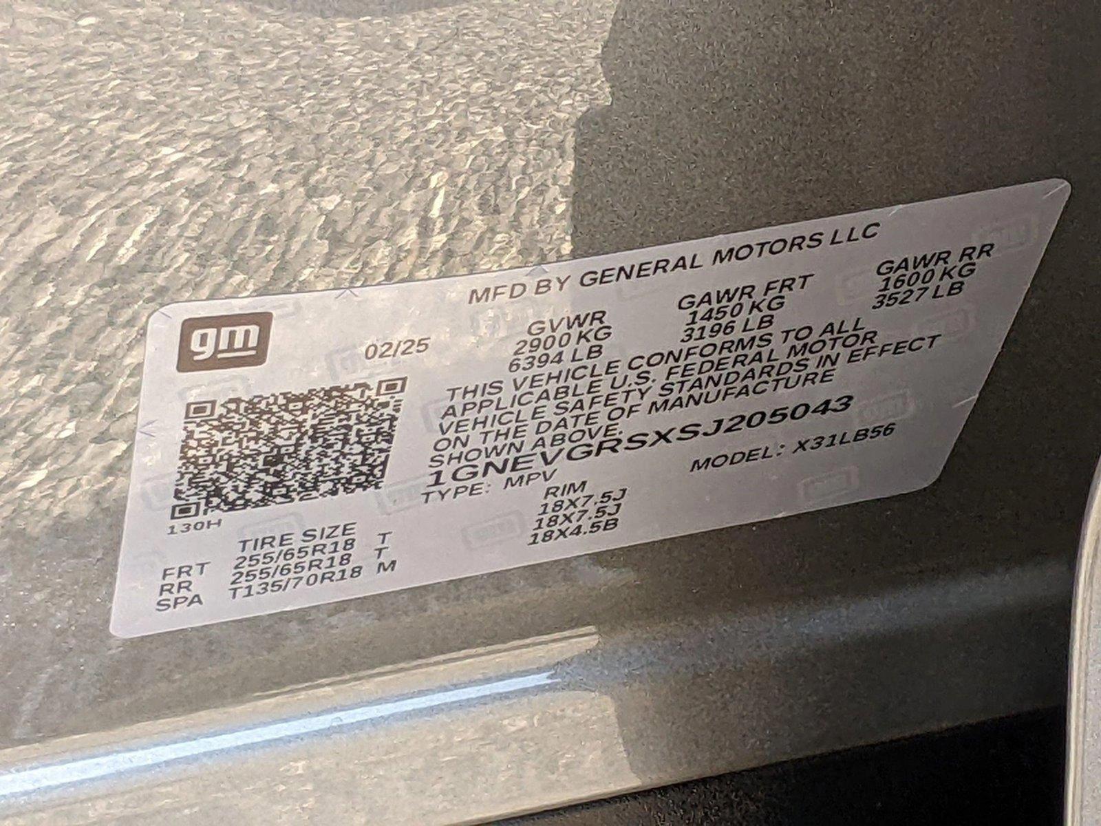 2025 Chevrolet Traverse Vehicle Photo in TIMONIUM, MD 21093-2300