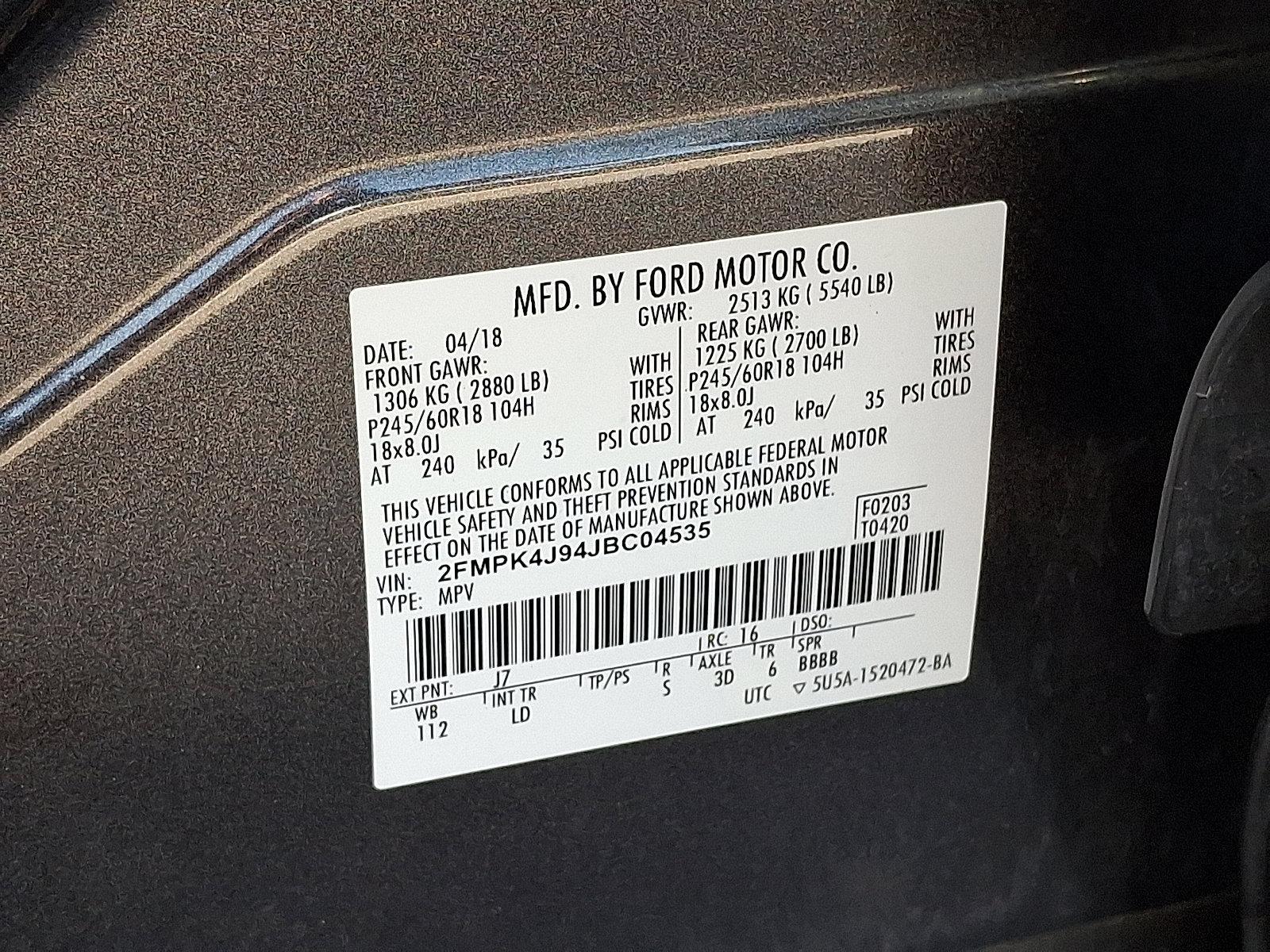 2018 Ford Edge Vehicle Photo in Mechanicsburg, PA 17050-2306