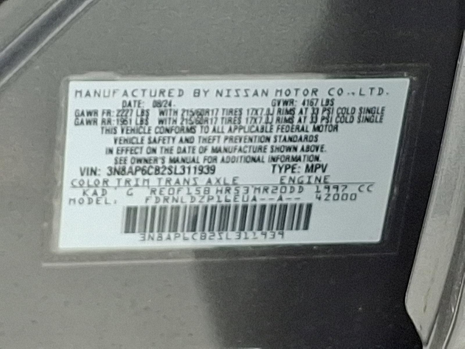 2025 Nissan Kicks Vehicle Photo in Harrisburg, PA 17111
