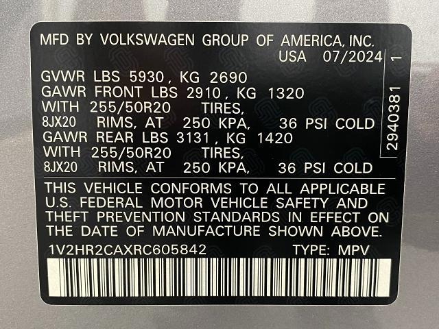 2024 Volkswagen Atlas Vehicle Photo in Appleton, WI 54913