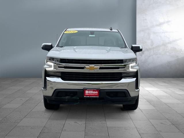 Used 2021 Chevrolet Silverado 1500 LT with VIN 3GCUYDETXMG325289 for sale in Iowa City, IA