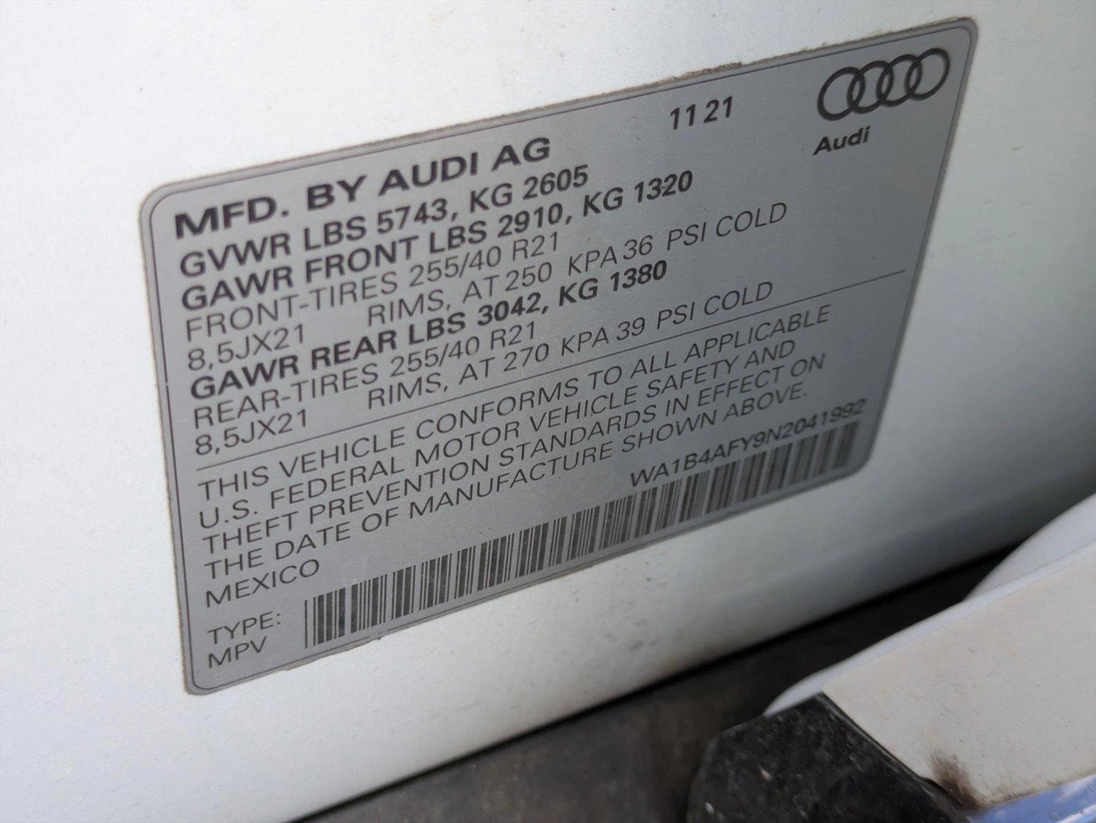 2022 Audi SQ5 Vehicle Photo in GOLDEN, CO 80401-3850