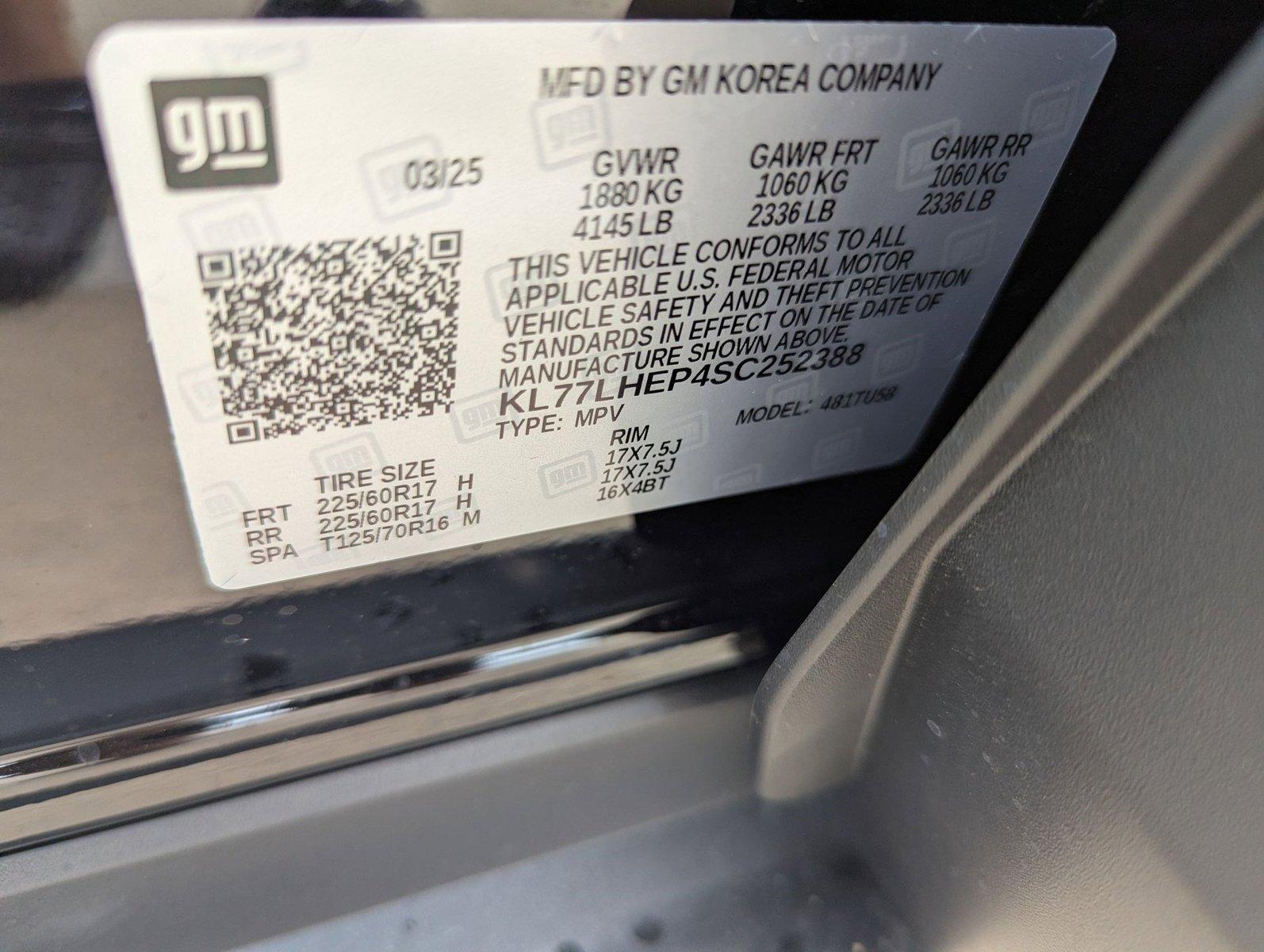 2025 Chevrolet Trax Vehicle Photo in CORPUS CHRISTI, TX 78412-4902