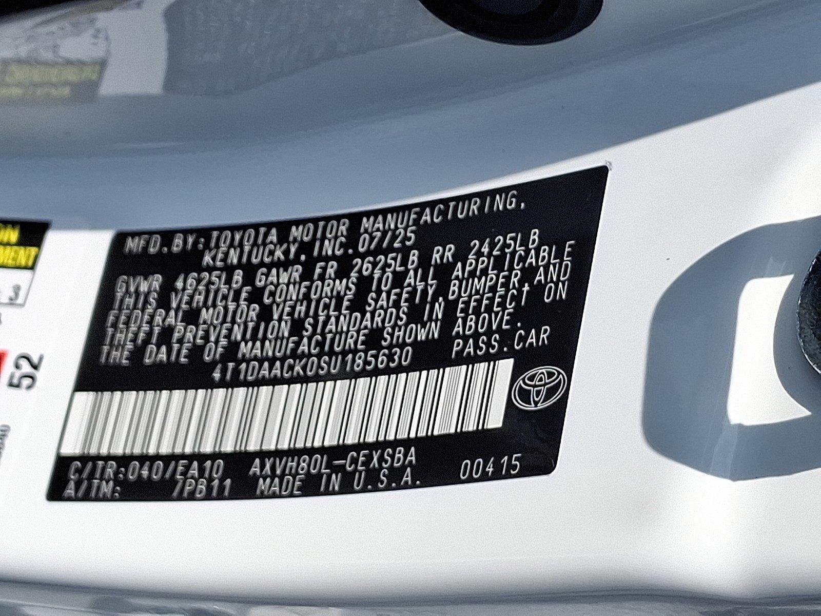 2025 Toyota Camry Vehicle Photo in Harrisburg, PA 17111
