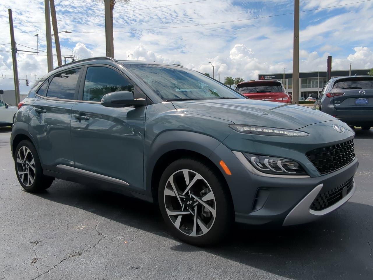 Certified 2022 Hyundai Kona Limited with VIN KM8K53A34NU805709 for sale in Daytona Beach, FL