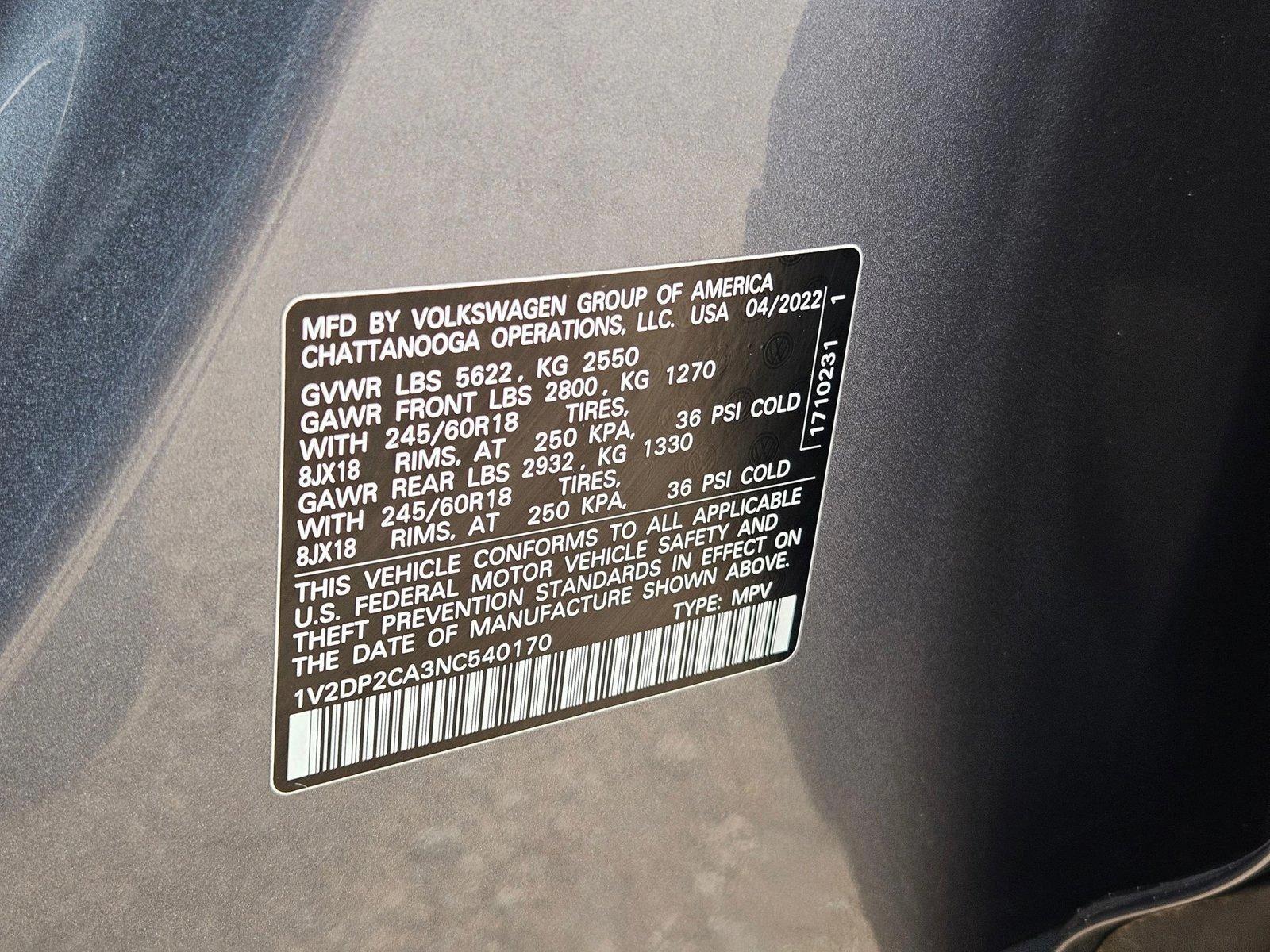 2022 Volkswagen Atlas Vehicle Photo in Waco, TX 76710