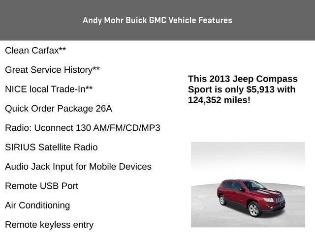 2013 Jeep Compass Vehicle Photo in Fishers, IN 46038
