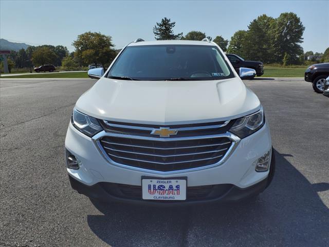 Used 2021 Chevrolet Equinox Premier with VIN 3GNAXXEV2MS173456 for sale in Claysburg, PA