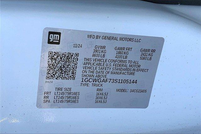 2025 Chevrolet Express Cargo Van Vehicle Photo in TOPEKA, KS 66609-0000