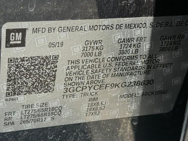 2019 Chevrolet Silverado 1500 Vehicle Photo in MIDDLETON, WI 53562-1492