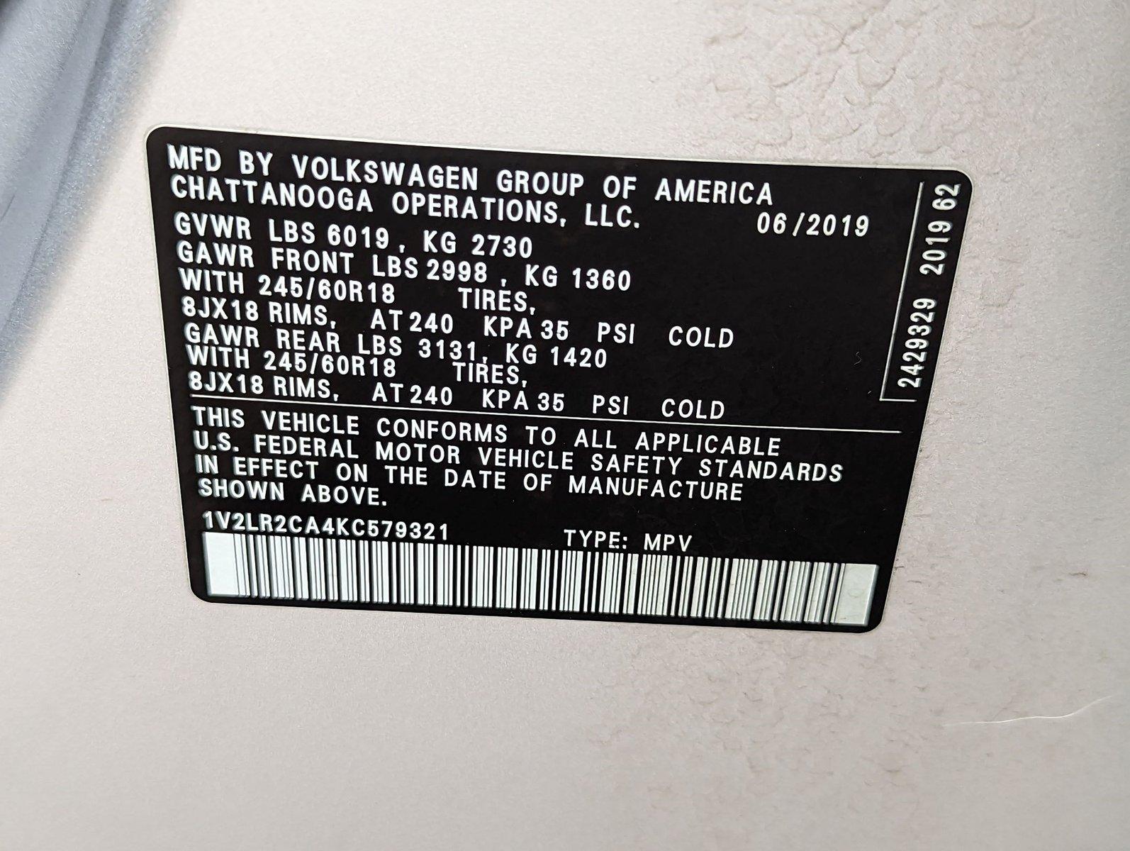 2019 Volkswagen Atlas Vehicle Photo in Spokane Valley, WA 99212