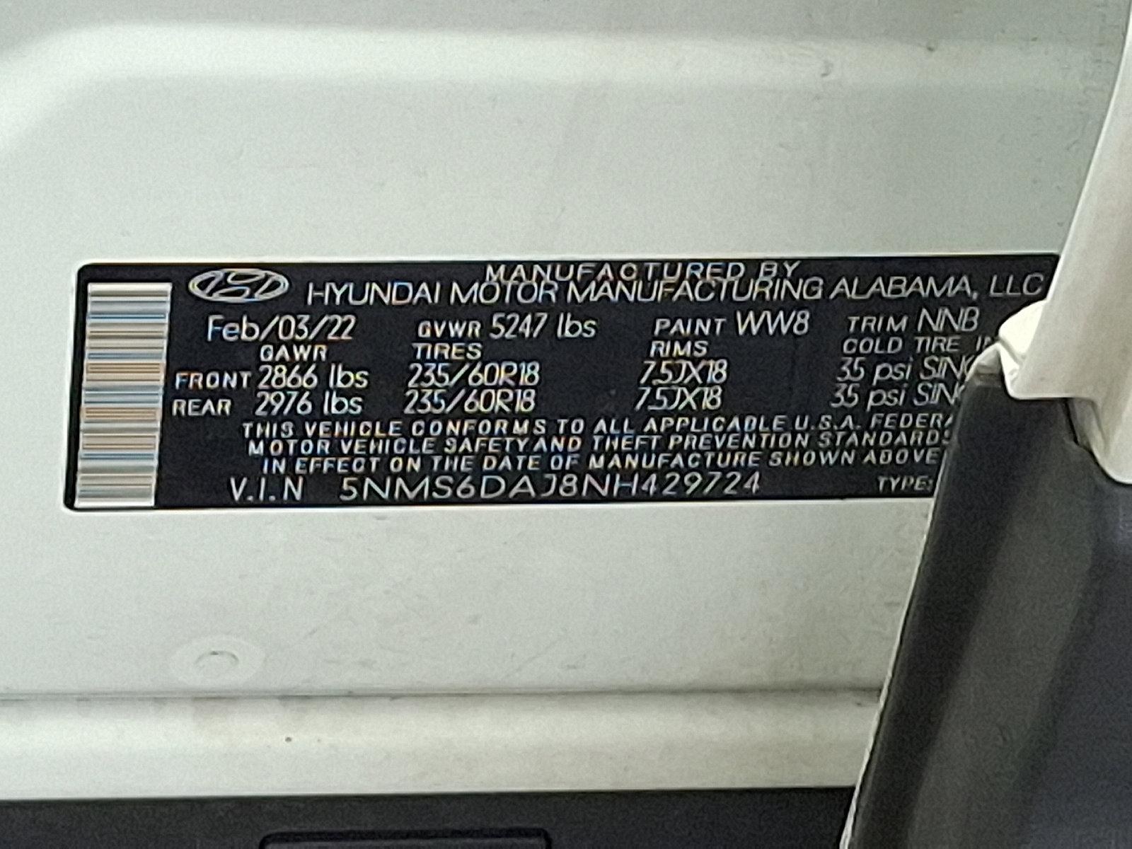 2022 Hyundai SANTA FE Vehicle Photo in Harrisburg, PA 17111