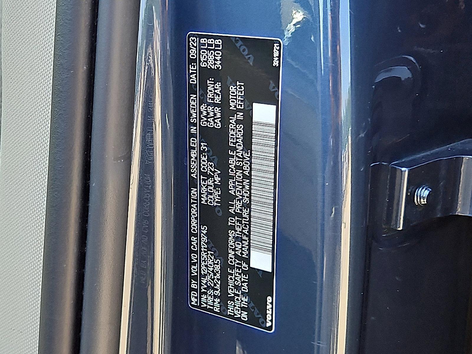 2024 Volvo XC90 Vehicle Photo in Trevose, PA 19053