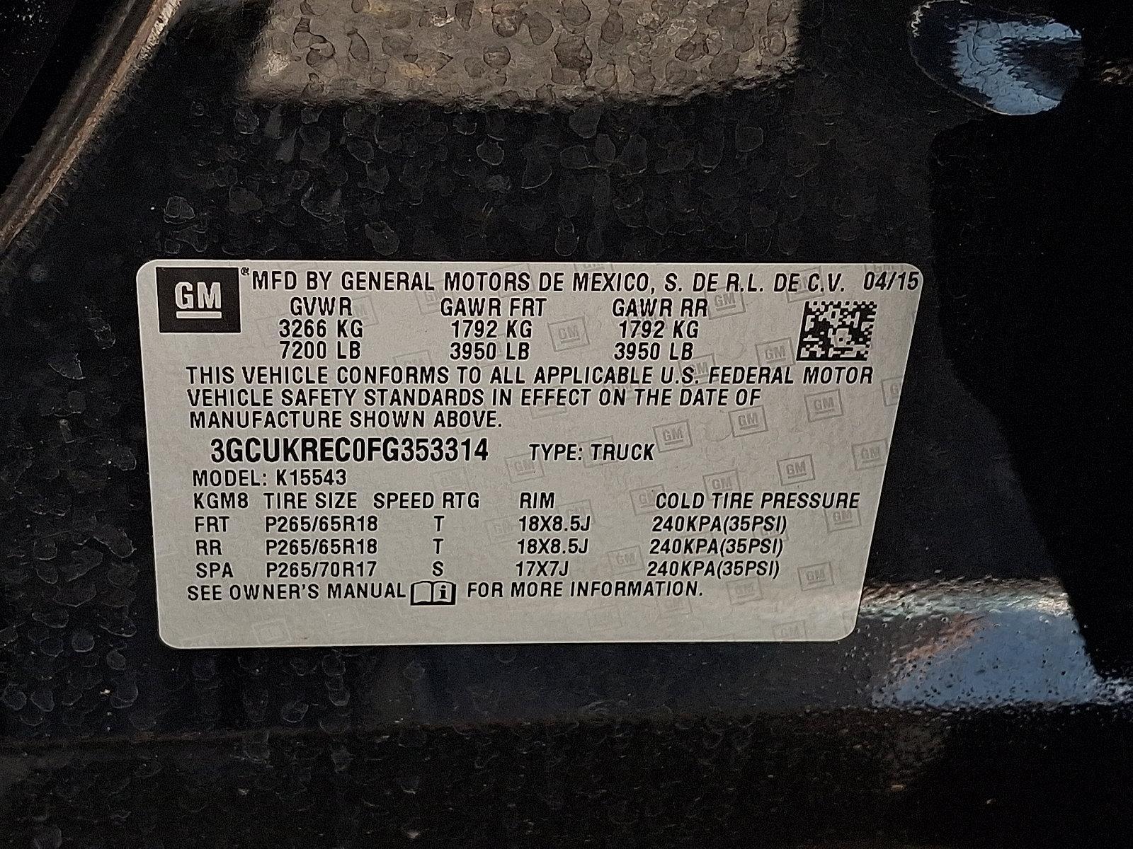 2015 Chevrolet Silverado 1500 Vehicle Photo in Mechanicsburg, PA 17050-2306