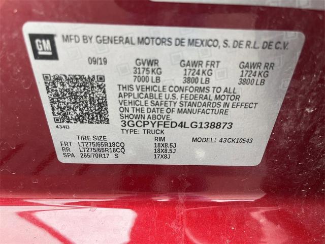 2020 Chevrolet Silverado 1500 Vehicle Photo in TULLY, NY 13159-3159