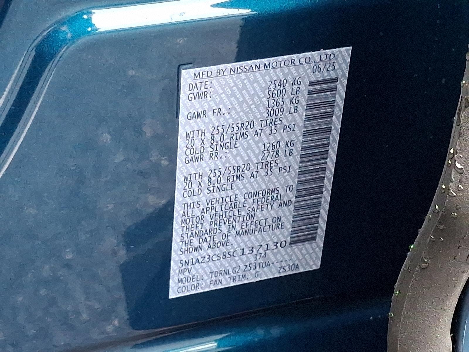 2025 Nissan Murano Vehicle Photo in Mechanicsburg, PA 17050-2306