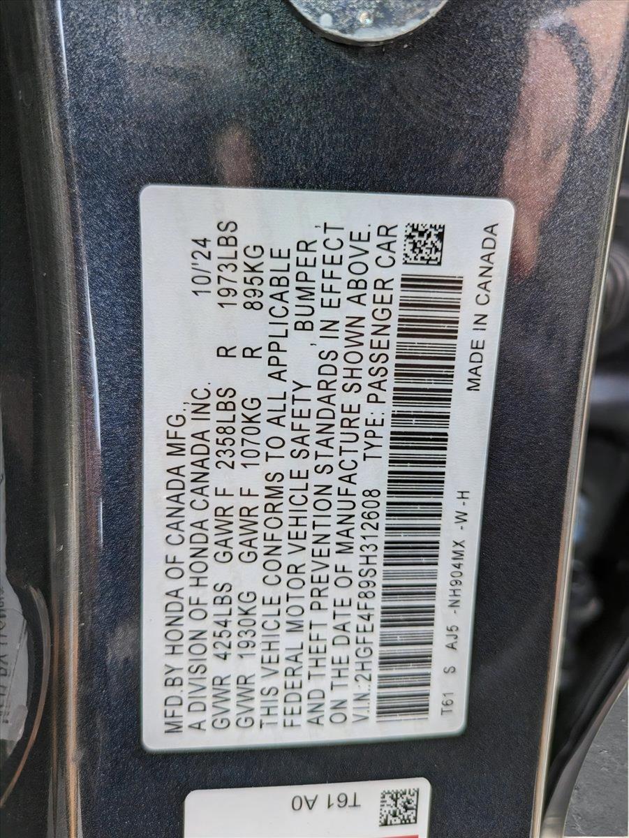 2025 Honda Civic Sedan Hybrid Vehicle Photo in Sanford, FL 32771