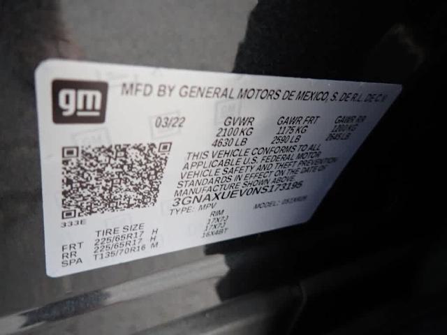 2022 Chevrolet Equinox Vehicle Photo in ZELIENOPLE, PA 16063-2910
