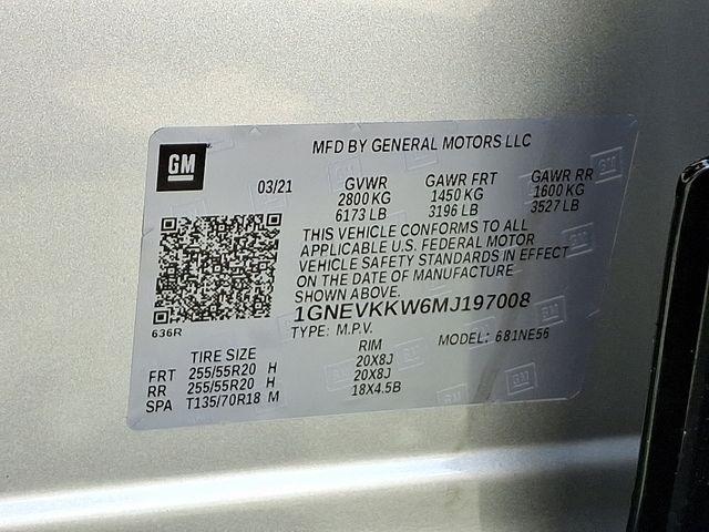 2021 Chevrolet Traverse Vehicle Photo in DANBURY, CT 06810-5034