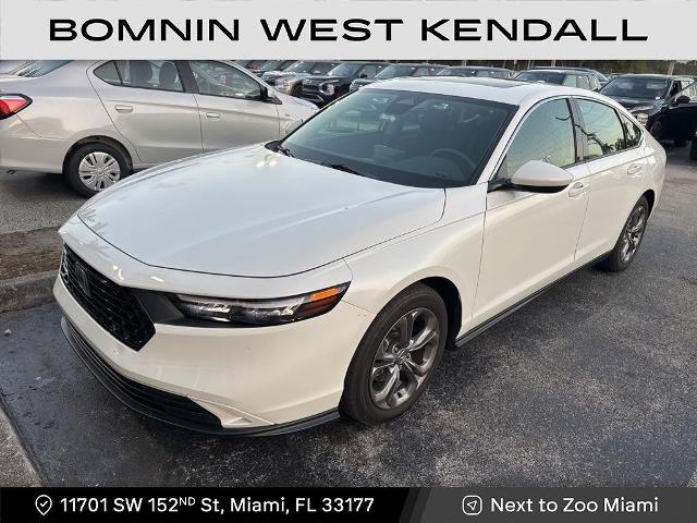 Used 2024 Honda Accord EX with VIN 1HGCY1F34RA048610 for sale in Miami, FL