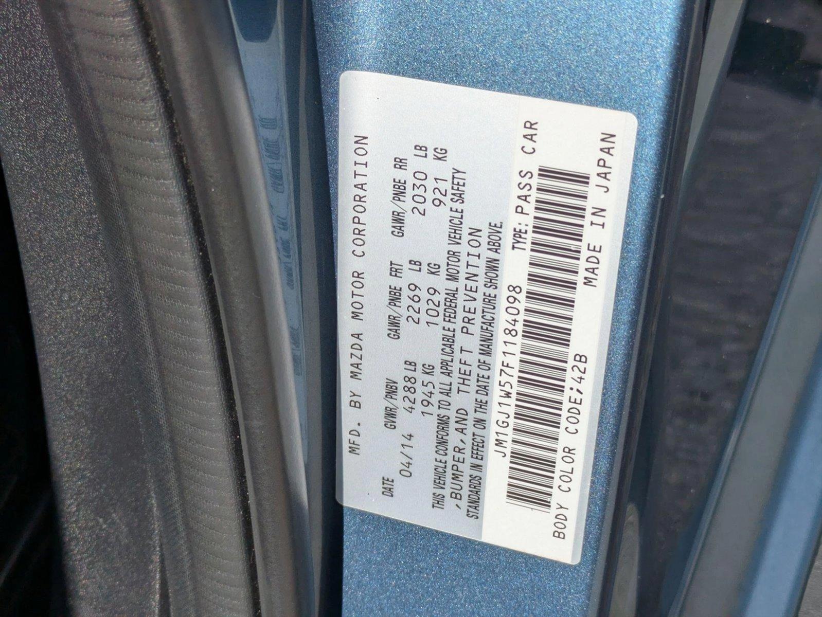 2015 Mazda Mazda6 Vehicle Photo in Jacksonville, FL 32256