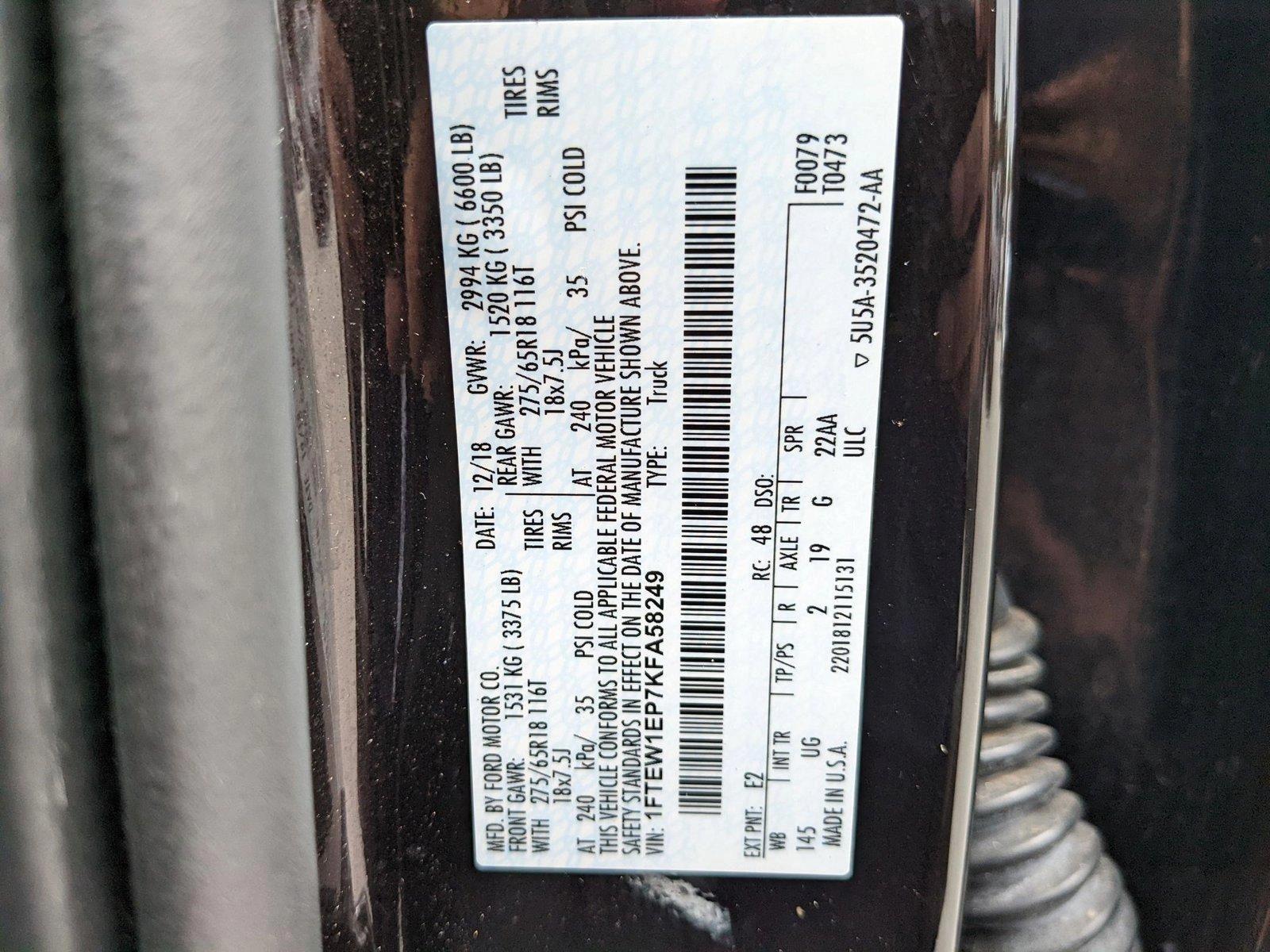 2019 Ford F-150 Vehicle Photo in Winter Park, FL 32792