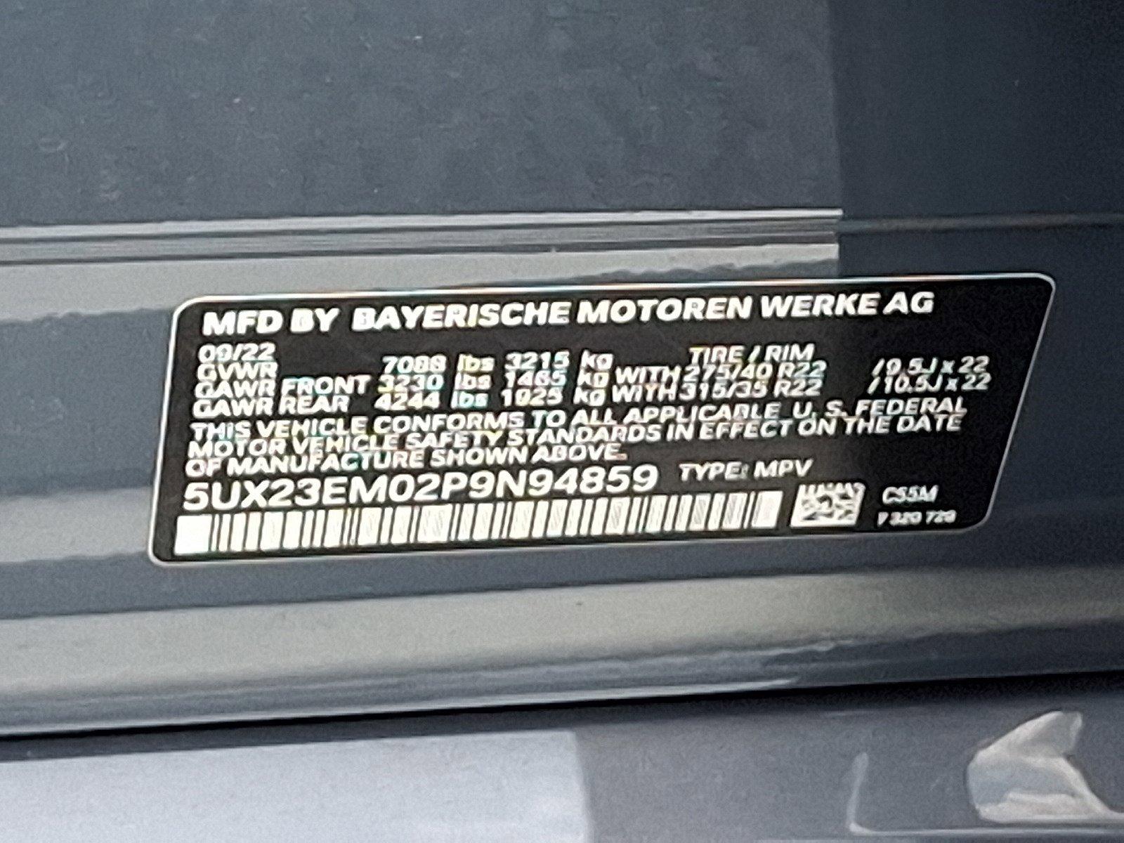 2023 BMW X7 xDrive40i Vehicle Photo in Harrisburg, PA 17111
