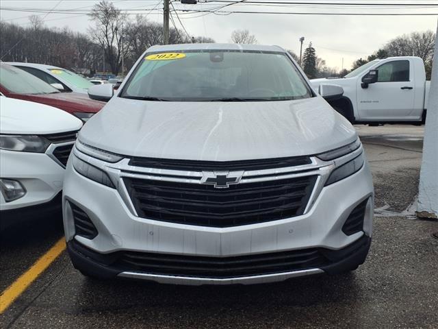 Certified 2022 Chevrolet Equinox LT with VIN 3GNAXUEV7NL138647 for sale in Taylor, MI