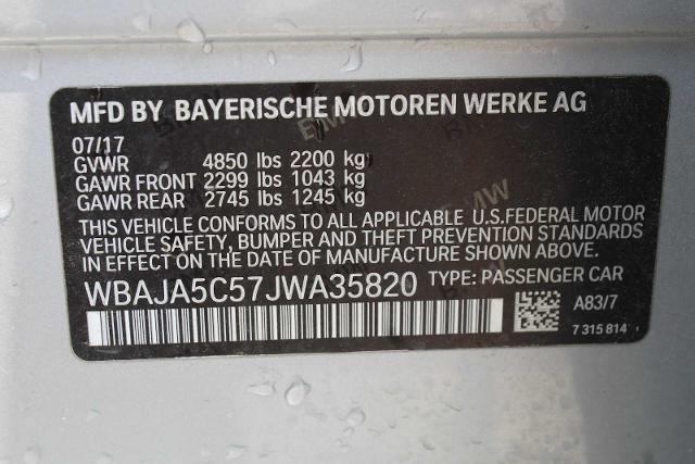 2018 BMW 530i Vehicle Photo in HOUSTON, TX 77090