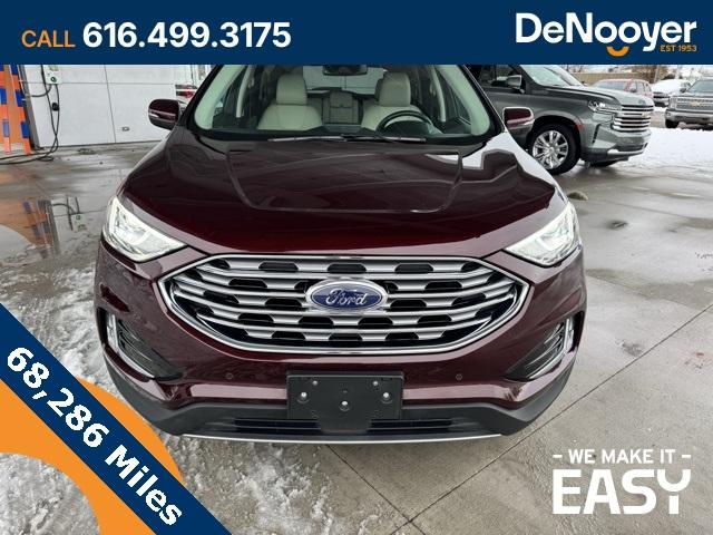 Used 2021 Ford Edge Titanium with VIN 2FMPK4K93MBA21078 for sale in Holland, MI